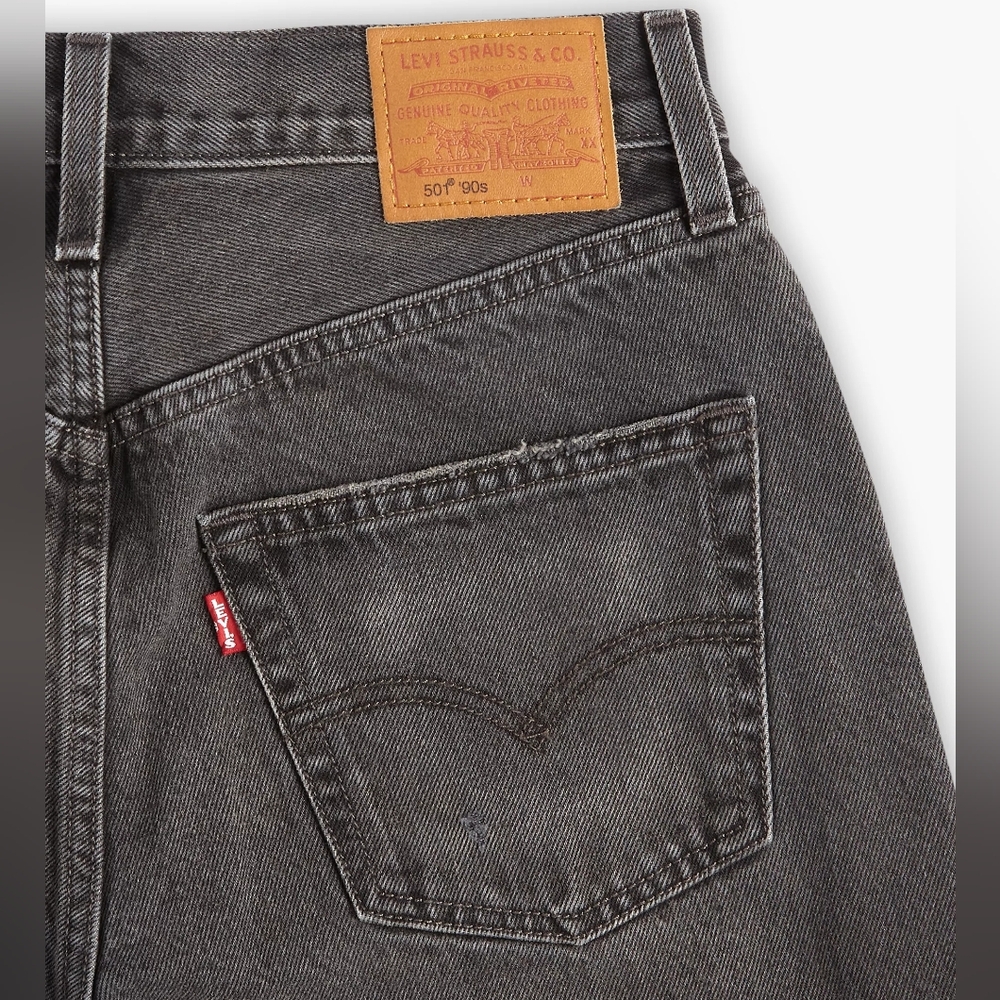 Levi's 501 '90s Straight Leg Jeans Stitch School Sz 26 - Picture 13 of 13